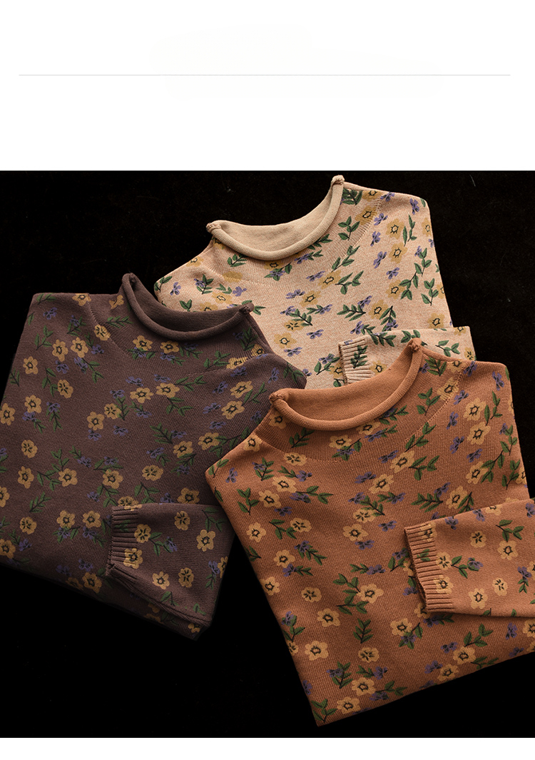 Chicfifth Sweater Women Winter Long Sleeve High Quality Autumn Vintage Top Knitted Cardigan