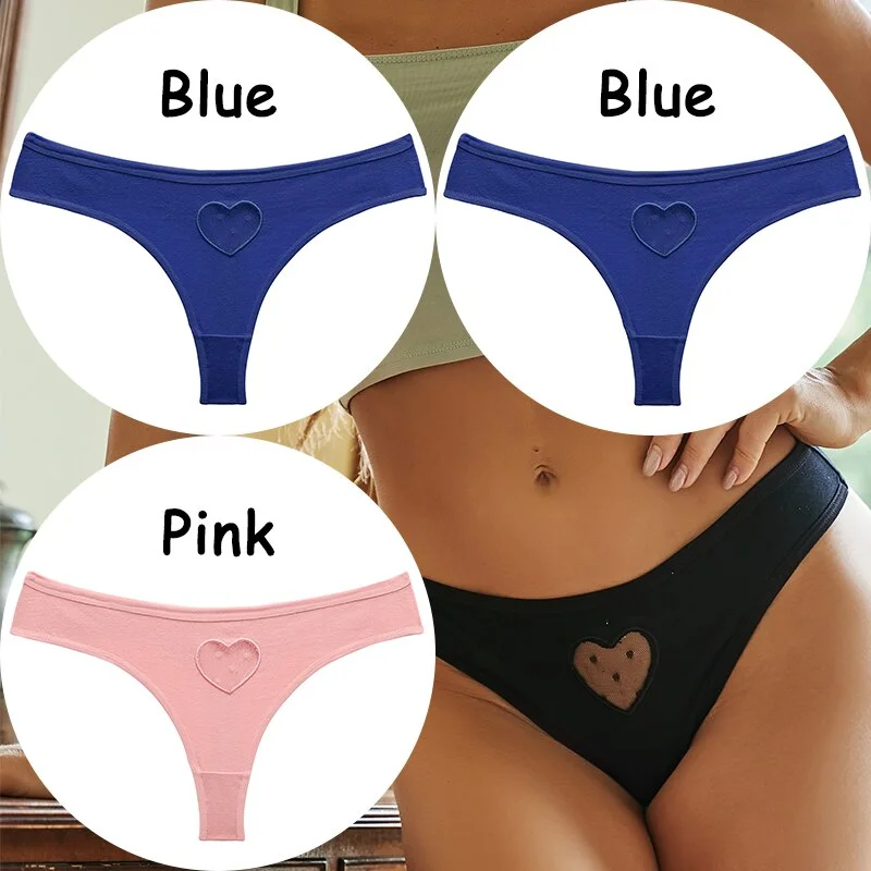 Billionm Lace Panties Cotton Women's Underwear Thong G-String Sexy Lingerie Soft Female Underpants Solid Color Pantys S-XL