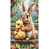 (40*70cm)Rabbit - Full Round Drill Diamond Painting
