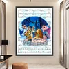(Big Size) Lady And The Tramp Sheet Music - 11CT Stamped Cross Stitch 50*65cm/19.69*25.59in