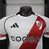 Joyfball 2025/2026 Player Version  River Plate Home Football Jersey 1:1 Thai Quality（The player version jersey is a bit tight, please pay attention to the size selection）