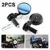 1 Pair 7/8 Motorcycle Bar End Mirror Motorcycle Handle Bar End Rearview Mirrors
