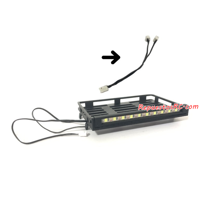 Portaequipajes de Techo con Faros Auxiliares Integrados Piezas de Actualizaci&oacute;n MN Model MN82S