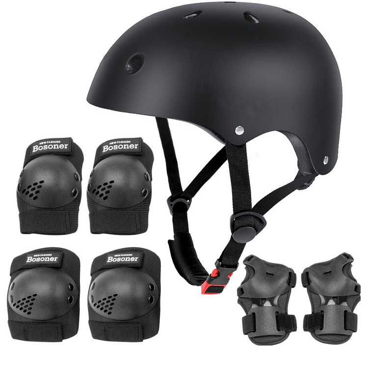 Kids/Youth Helmets Knee Pad Elbow Pads Protective Gear Set