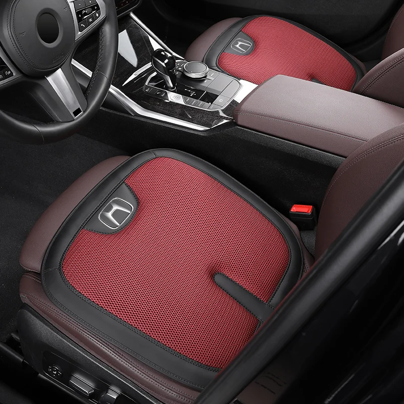 ✨Spring Sale✨Summer Comfortable Leather Ice Silk Mosaic Car Seat Cushion