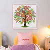 Four Seasons Tree-Summer-14CT Stamped Cross Stitch 18*18cm/7.09*7.09in tapestrymarket