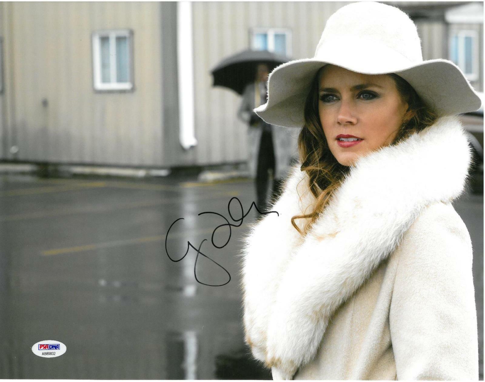 Amy Adams Signed American Hustle Authentic Auto 11x14 Photo Poster painting PSA/DNA #AB89832