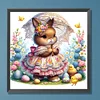 Diamond Painting -DIY Full Round Drill Easter Flower Bunny