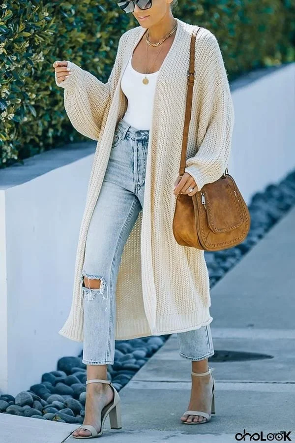 Your Own World Relaxed Duster Cardigan