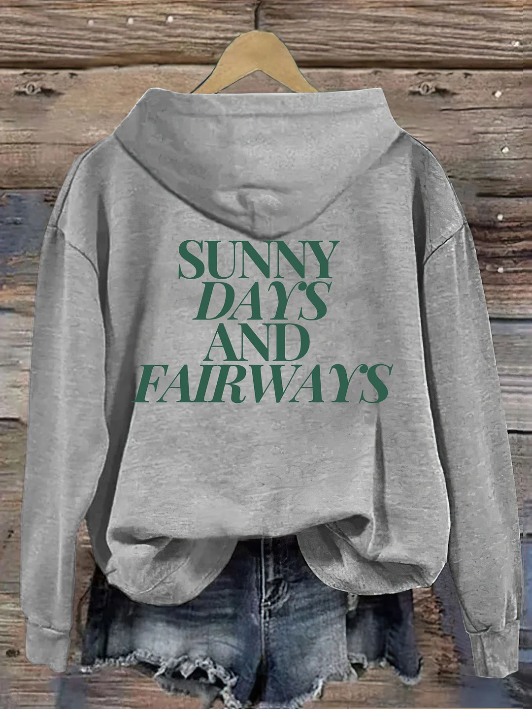 Sunny Days And Fairways Golf Hoodie
