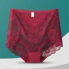 Sexy hollow lace high waist panties