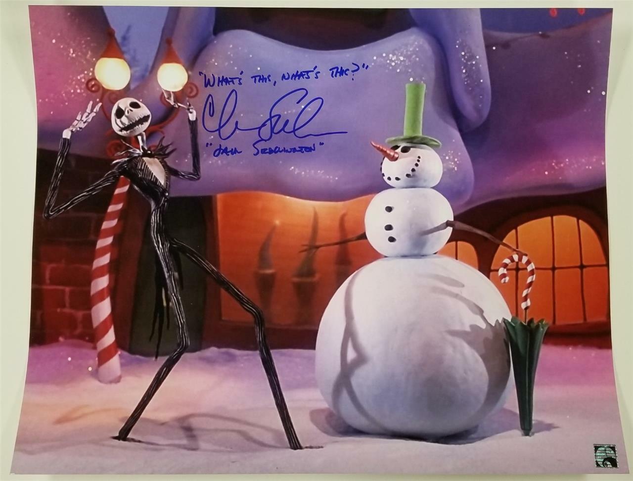 Chris Sarandon signed 16x20 Photo Poster painting #4 Jack Skellington Voice ~ OC Nightmare Holo