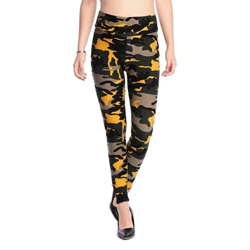 CUHAKCI Fashion Women Hot Leggings Floral Print Fitness Leggins Sexy Legging High Waist Workout Leggin Elastic Pants Drop Ship