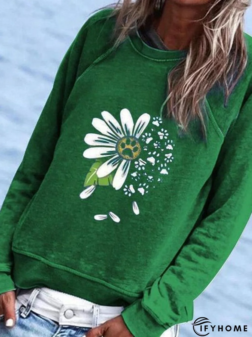 Shift Long Sleeve Sweatshirt | IFYHOME