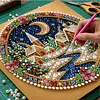Christmas Eve Framed Pearl Painting Kit 25x25cm for Adults