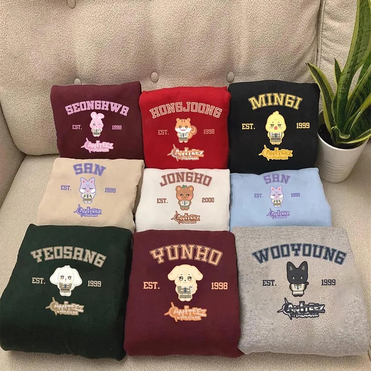 Ateez Aniteez In Treasure T-Shirt officialateezshop