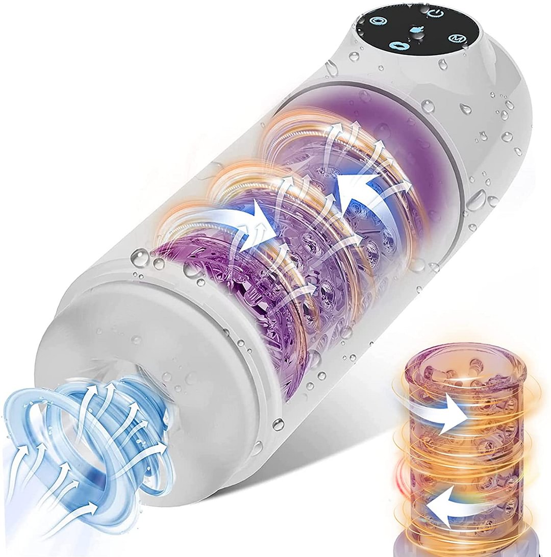 7 Intense Suction and 7 Strong Rotation 3D Realistic Textured Stimulator