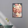 uk.everydayedeals (Limited Stock)Diamond Painting - Round AB Drills - Ice Cream Girl(45*65cm)