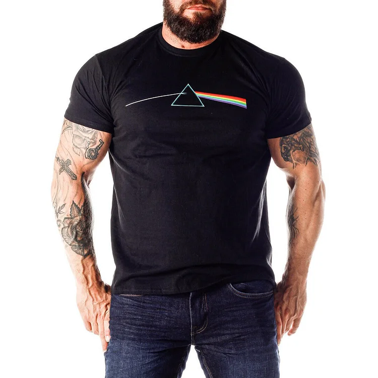 Plus Size Side Of The Moon Printed T-shirt