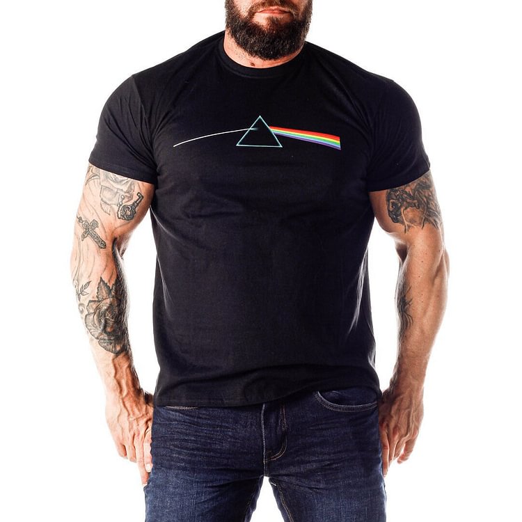 Plus Size Side Of The Moon Printed T-shirt