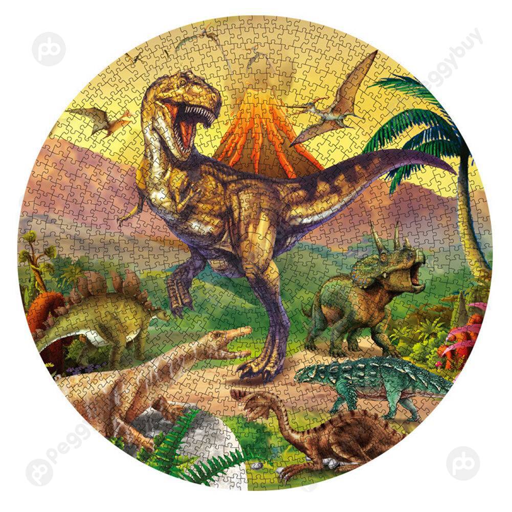 

1000 Pieces DIY Dinosaur World Puzzle Educational Learning Assembling Toys, 501 Original