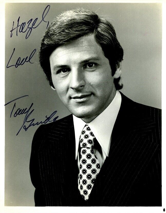 News Anchor TONY GUIDA Signed Photo Poster painting