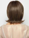 Women's Short Straight Hair Dark Brown Wig