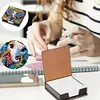 Elephants PU Diamond Painting Notecard Box 5D DIY Diamond Art Note Box