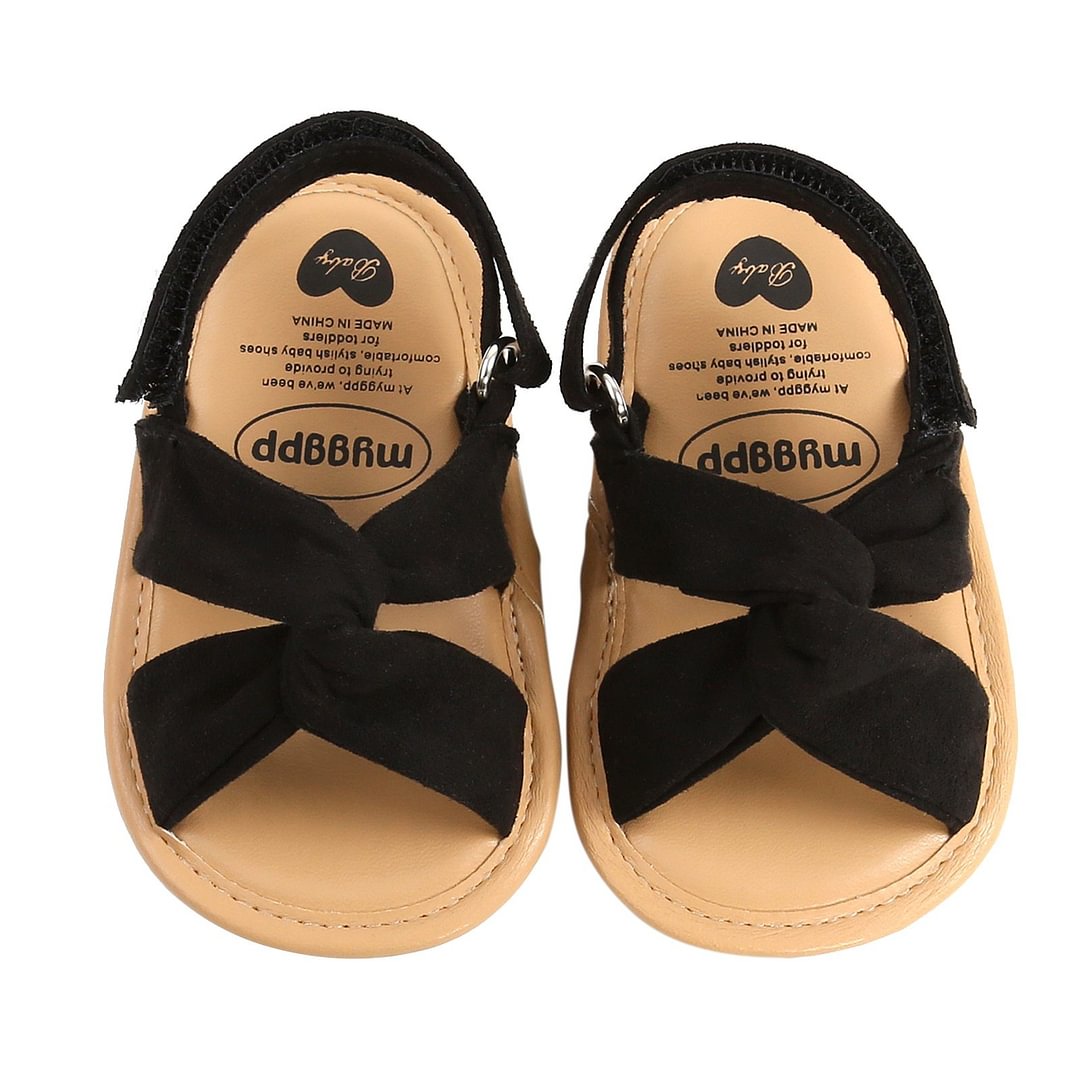 Breathable Summer Baby Girls Sandals, Toddlers Simple Style Solid Color Soft Sole Shoes Outdoor Indoor Prewalker