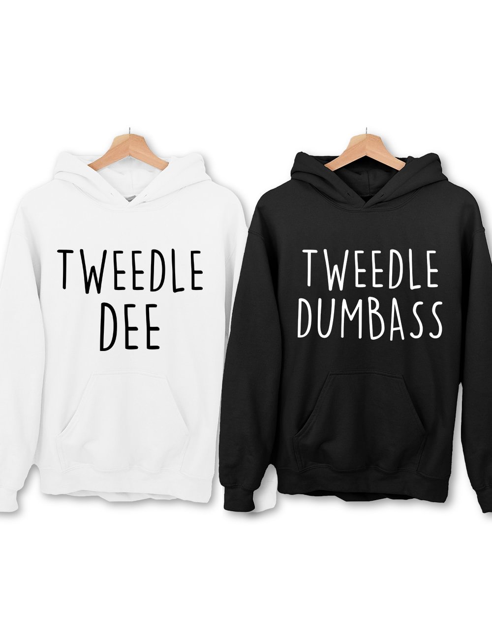 Tweedle Dee/Tweedle Dumbass Hoodie