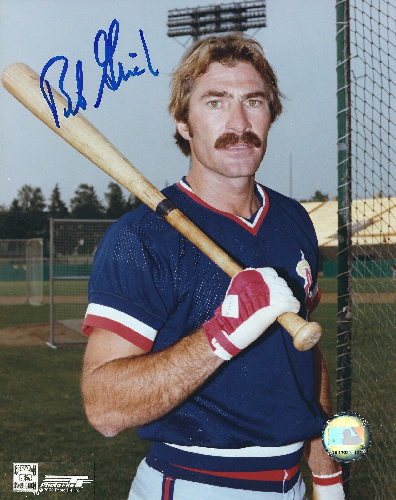 Autographed BOB GRICH 8x10 California Angels Photo Poster painting - COA