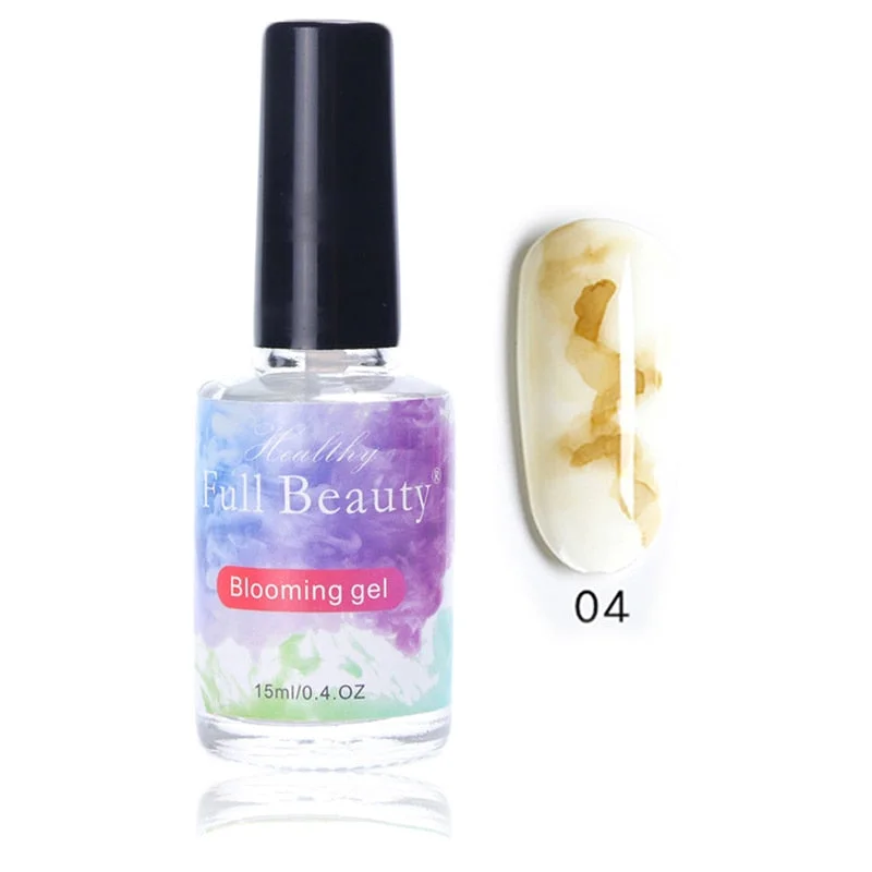 Marble Pattern Gradient Color Nail Polish Ink Smudges Lacquer Nail Art Nail Art Decoration Elegant Beautiful Nail Polish SANA889-Nail Inspo