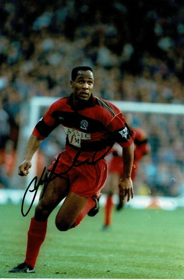 Les FERDINAND SIGNED 12X8 Photo Poster painting Queens Park Rangers QPR AFTAL COA (1551)