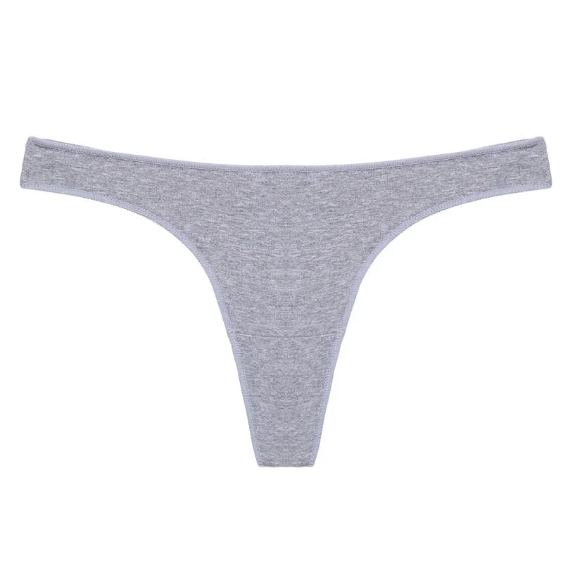 FINETOO Sexy Low-Rise Thongs for Women Female Cotton Panties Ladies Comfortable T-Back G-String Girl M-XL Intimates Lingerie New
