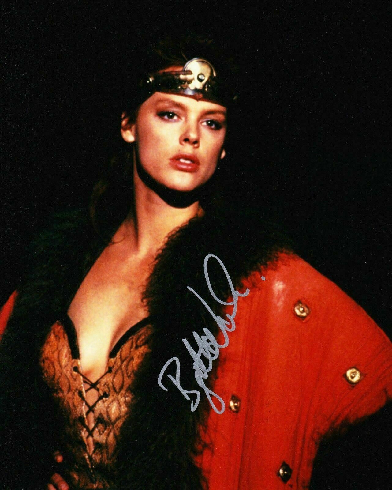 Brigitte Nielsen SIGNED 10X8 Photo Poster painting Red Sonja SEXY IMAGES AFTAL COA (7359)