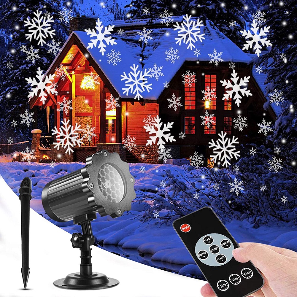 

RF Remote Control Outdoor Lawn Lamp Christmas Decoration Projection Light, 501 Original