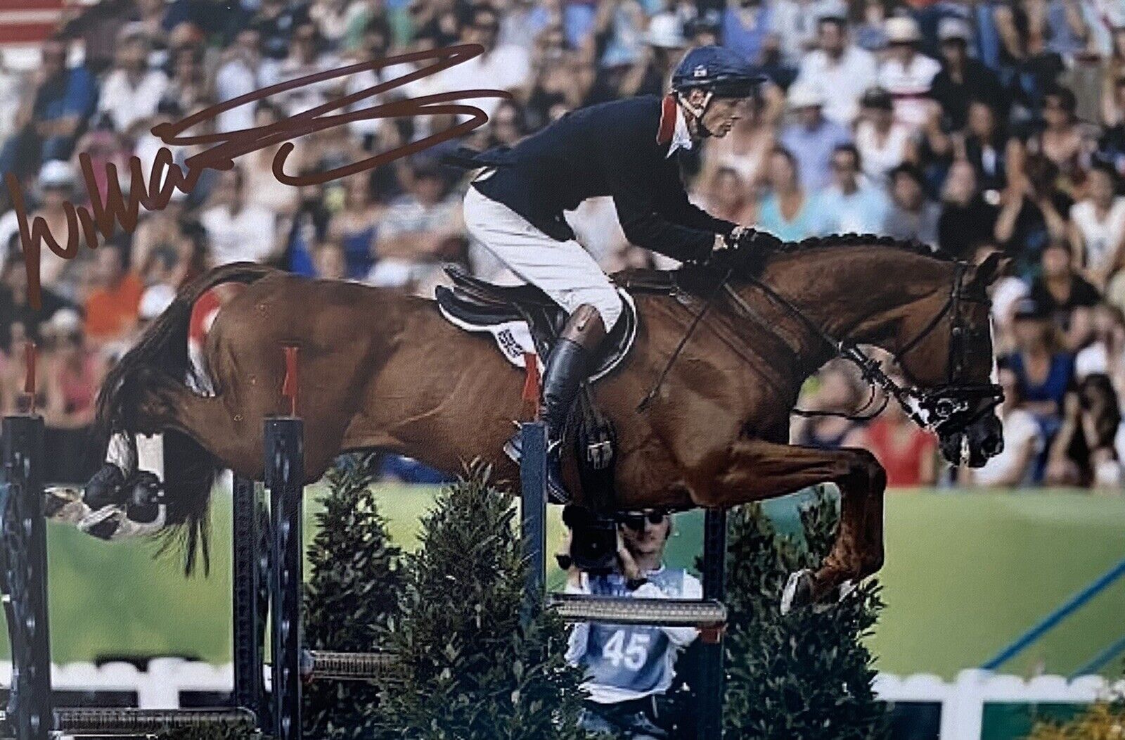 William Fox-Pitt Genuine Signed 6X4 Photo Poster painting - Team GB - Olympics - Equestrian 2