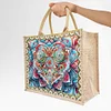 Diamond Painting Mandala Linen Tote Bag Replaceable Canvas for Women