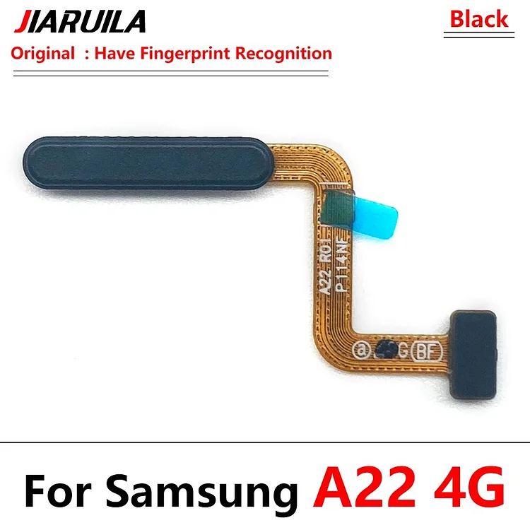Original Home Button FingerPrint Touch ID Sensor Flex Cable Ribbon For Samsung A22 4G 5G A225F A226B Replacement Parts