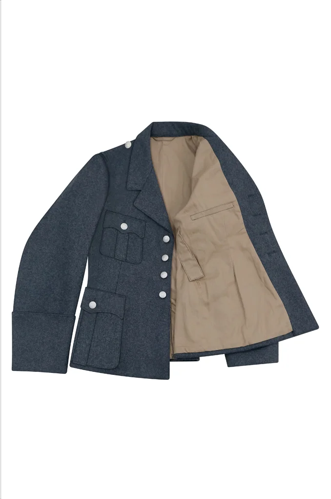   Luftwaffe German M1933 EM/NCO Blue Grey Wool Tunic Short Cut German-Uniform