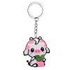 Bead Embroidery - Cow Beaded Counted Cross Stitch Keyring