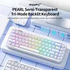 MOFII Pearl Series Tri-Mode RGB Backlit Mechanical Keyboard,68 Key