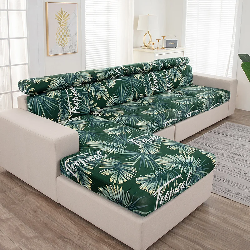 Nigikala Printed Sofa Seat Cover Stretch Sofa Covers for Living Room Furniture Protector Armchair Couch Cover for Pets, Kids 1pc