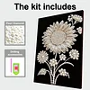 DIY Pearl Painting Sunflower for Home Wall Decor(30x40cm)