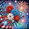 (Pre-Framed)Memorial day-Special Shape Diamond Painting Kit(25x25cm)