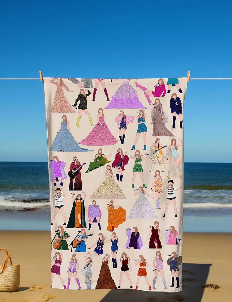 TS Eras Tour Beach Towel