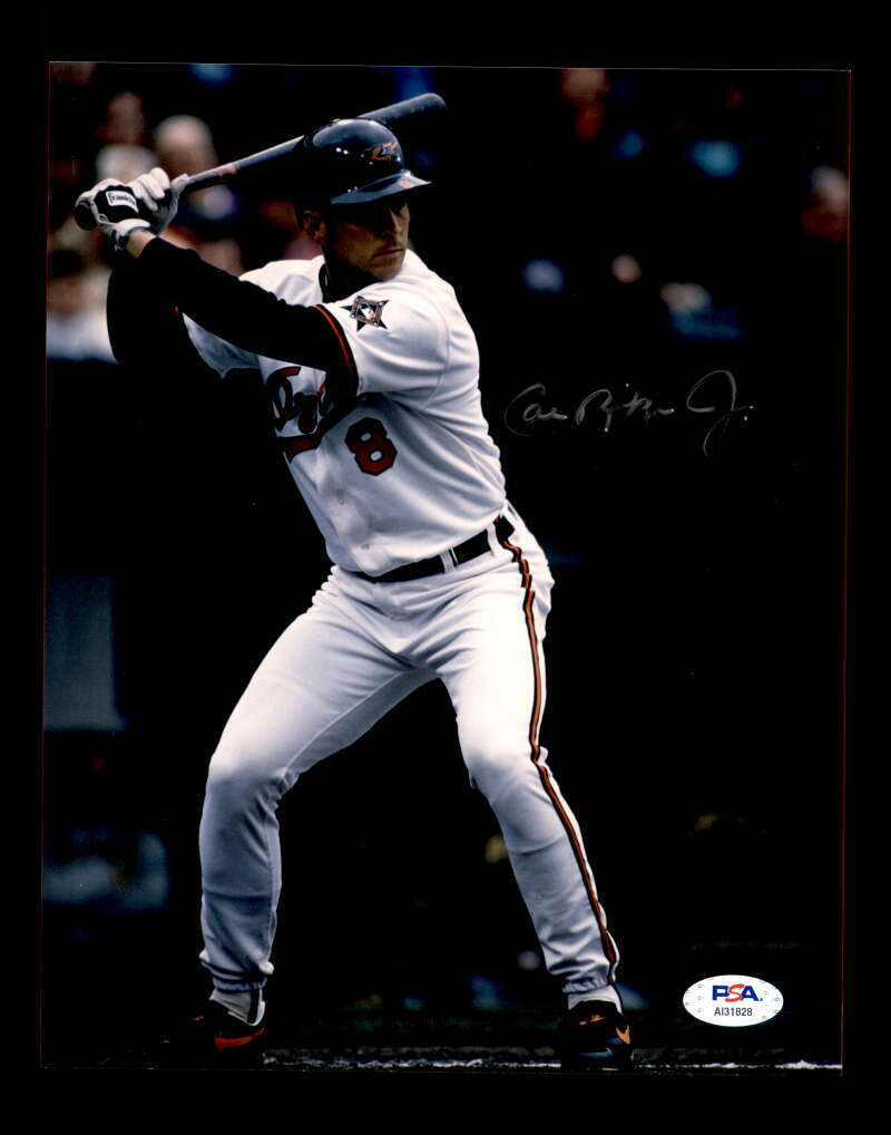 Cal Ripken Jr PSA DNA Coa Hand Signed 8x10 Photo Poster painting Autograph