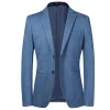 Men's Knitted Stretch Slim Fit Casual Blazer