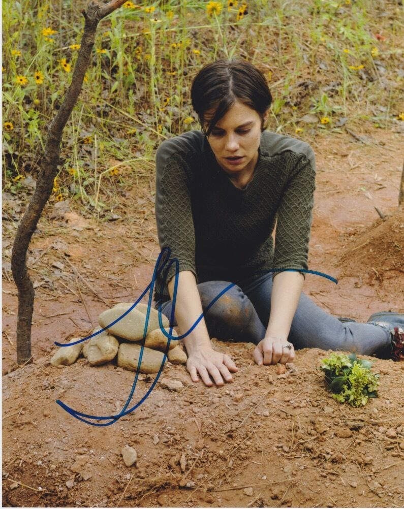 Lauren Cohan (The Walking Dead) signed authentic 8x10 Photo Poster painting COA