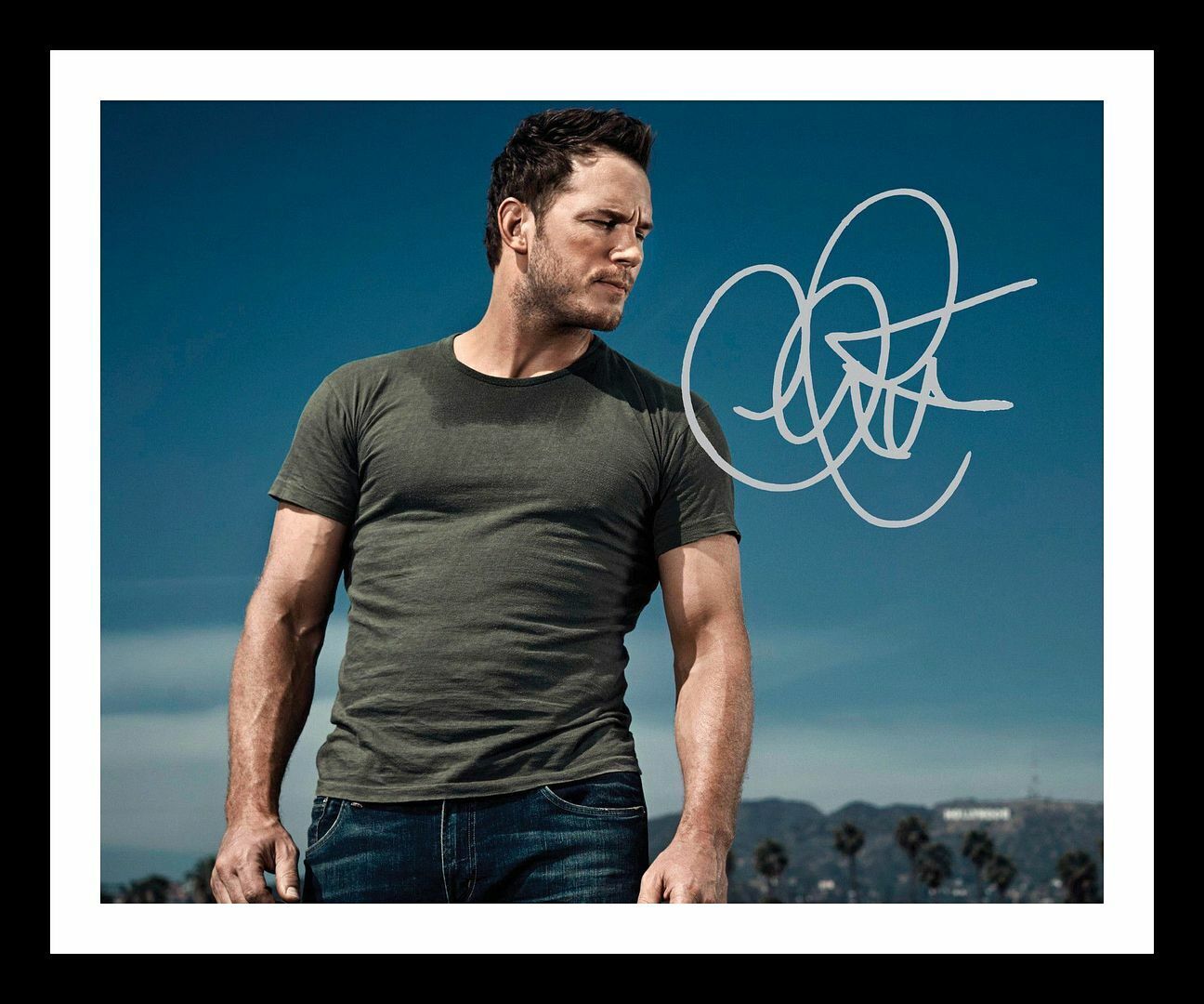 Chris Pratt Autograph Signed & Framed Photo Poster painting 1